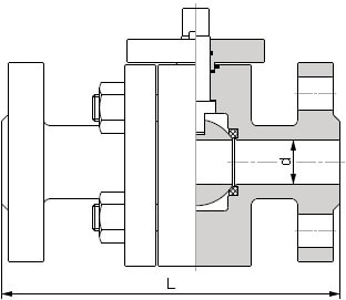 Inconel600球閥結構示意圖
